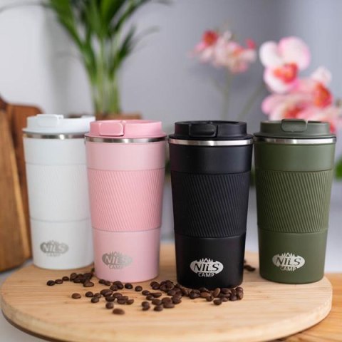 NCC09 BIAŁY KUBEK TERMICZNY NILS CAMP