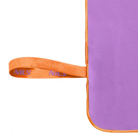NCR12 FIOLETOWY RĘCZNIK Z MIKROFIBRY 180x100 cm NILS
