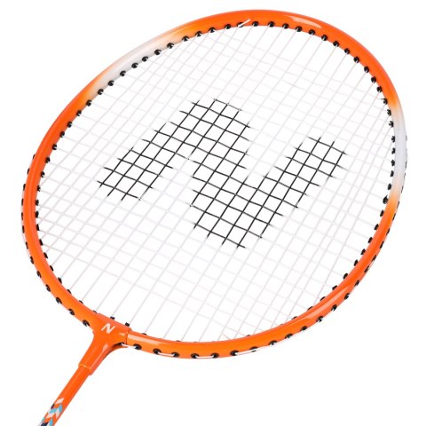 NRZ2051 ALUMINIUM / ZESTAW DO BADMINTONA 2 RAKIETY + 3 LOTKI + POKROWIEC NILS