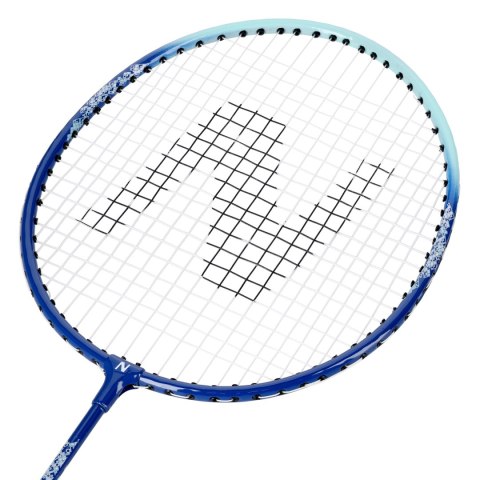 NRZ210 ZESTAW ALUMINIOWYCH RAKIET DO BADMINTONA + 3 LOTKI + POKROWIEC 1/2 NILS