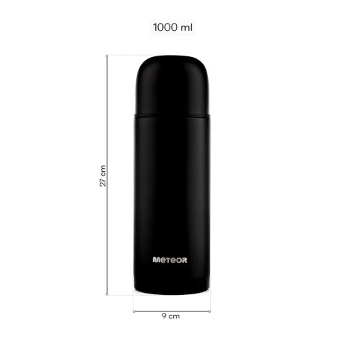 Termos Meteor 1000 ml czarny