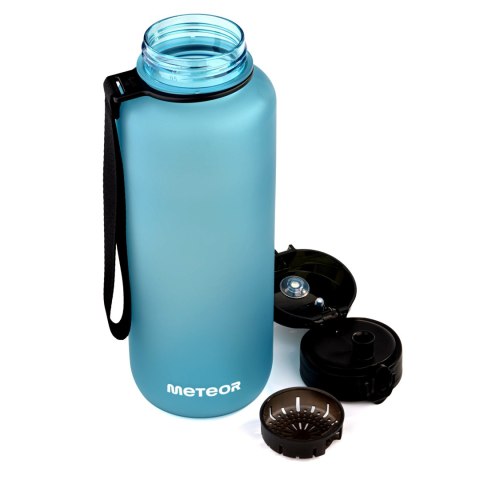 Bidon sportowy Meteor 1500 ml szaroniebieski