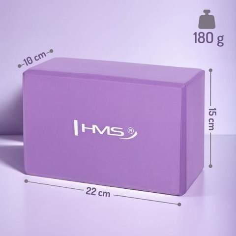KJ01 PURPLE YOGA BLOK HMS
