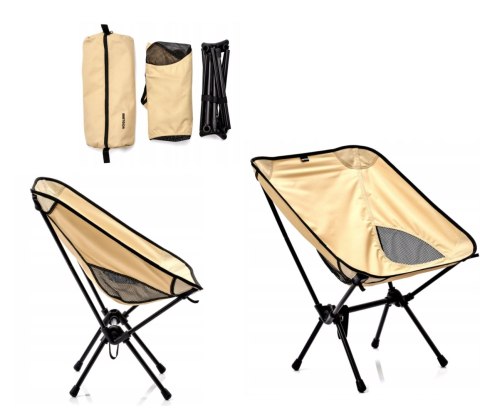 Krzesło składane Meteor Schelp beżowy