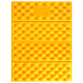 NC17105 MATA KEMPINGOWA DO SIEDZENIA Z PODBICIEM ALUMINIOWYM +IXPE 40 CM ŻÓŁTA NILS CAMP