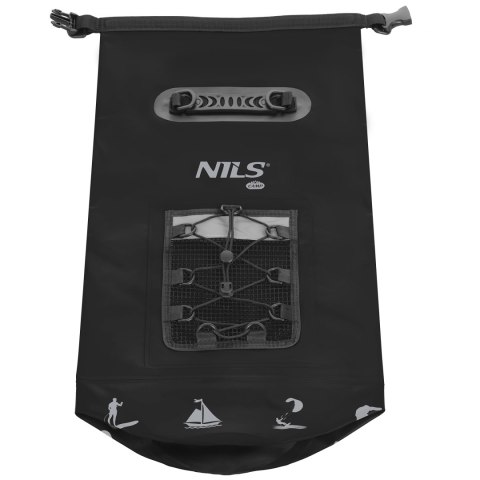 NC17108 PLECAK WODOODPORNY 25L CZARNY NILS CAMP