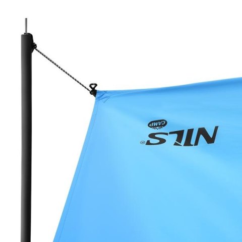 NC17111 TARP PŁACHTA BIWAKOWA KEMPINGOWA 230X140 CM NIEBIESKI NILS CAMP
