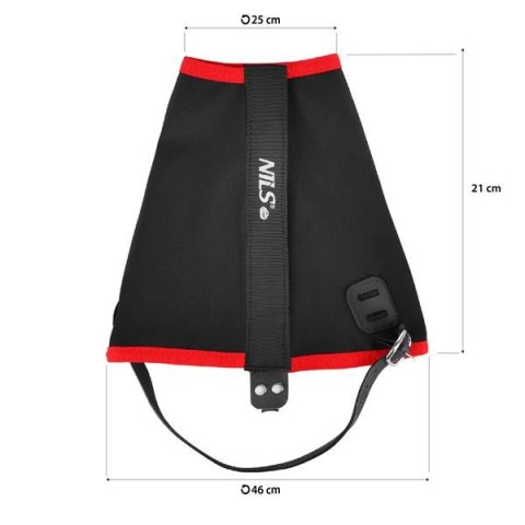 NC17113 STUPTUTY BIEGOWE CZARNO-CZERWONE NILS CAMP