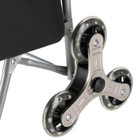 NC17206 WÓZEK NA ZAKUPY 40L CZARNY NLS CAMP