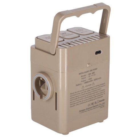 NC2808 MATERAC DWUOSOBOWY KING SIZE BEŻOWY + POMPKA ELEKTRYCZNA NILS CAMP