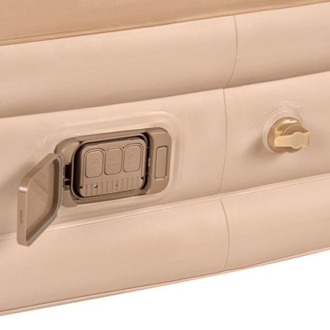 NC2808 MATERAC DWUOSOBOWY KING SIZE BEŻOWY + POMPKA ELEKTRYCZNA NILS CAMP