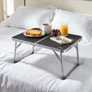 NC3402 STÓŁ TURYSTYCZNY SKŁADANY NISKI CIEMNOSZARY NILS CAMP