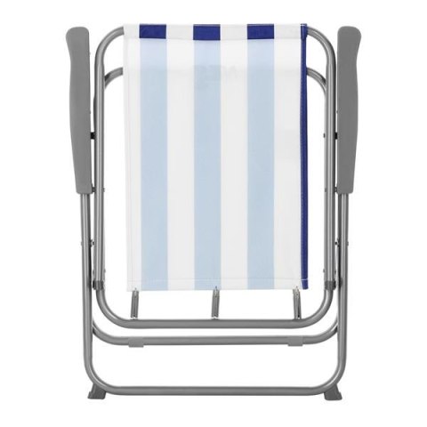 NC3503 KRZESŁO KEMPINGOWE SKŁADANE NIEBIESKO-BIAŁE NILS CAMP