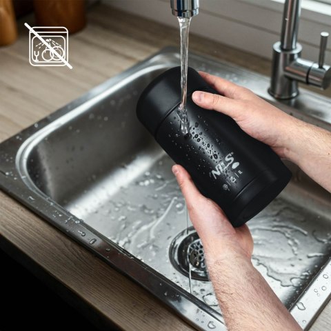 NC3802 TERMOS OBIADOWY 1000ML CZARNY NILS CAMP