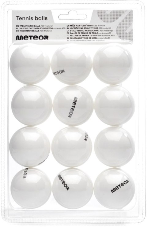 Zestaw piłeczek do tenisa stołowego Meteor 12 szt.