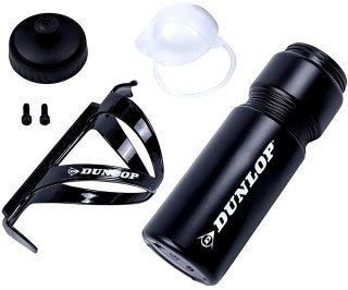 BIDON ROWEROWY DUNLOP 750ML Z KOSZYKIEM CZARNY