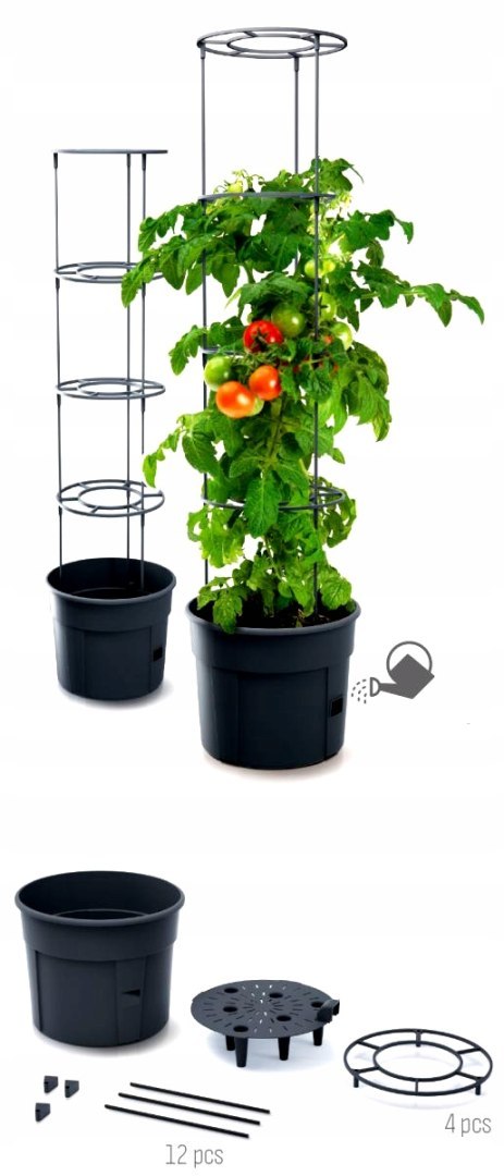 DONICZKA DO SADZENIA POMIDORÓW Z DRABINKĄ POJEMNOŚĆ 12L