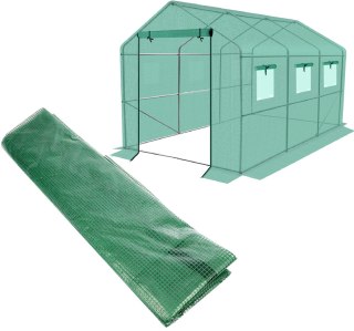FOLIA POSZYCIE COVER NA TUNEL OGRODOWY SZKLARNIĘ 200x350x200CM ZIELONA