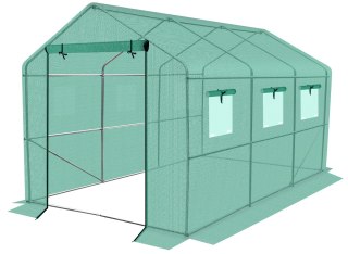 FOLIA POSZYCIE COVER NA TUNEL OGRODOWY SZKLARNIĘ 200x350x200CM ZIELONA