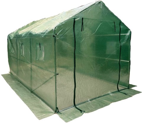 FOLIA POSZYCIE COVER NA TUNEL OGRODOWY SZKLARNIĘ 200x350x200CM ZIELONA