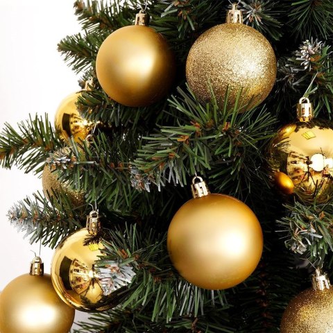 Grupa Orion Sp. z o.o. Bombki Choinkowe ORION Złote 6 cm 12 szt. Nietłukące Błyszczące Matowe