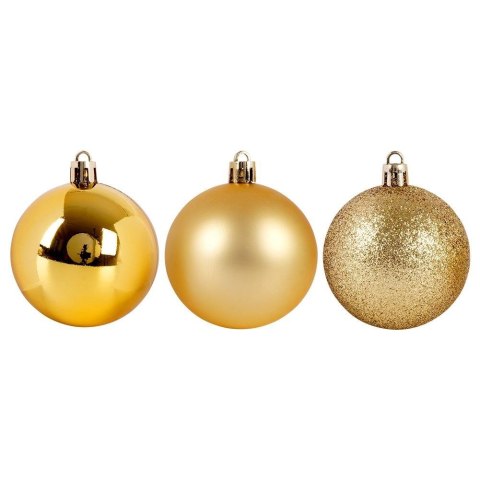 Grupa Orion Sp. z o.o. Bombki Choinkowe ORION Złote 6 cm 12 szt. Nietłukące Błyszczące Matowe