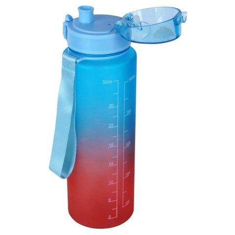 Grupa Orion Sp. z o.o. Butelka na Wodę EXCELLENT HOUSEWARE 1 L Motywująca z Podziałką Ombre