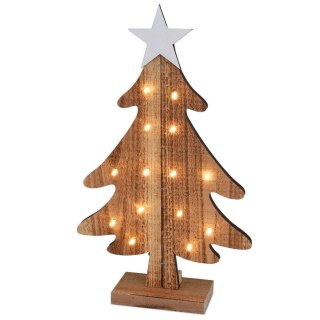 Grupa Orion Sp. z o.o. Choinka podświetlana świąteczna LED drewniana 37,5 cm