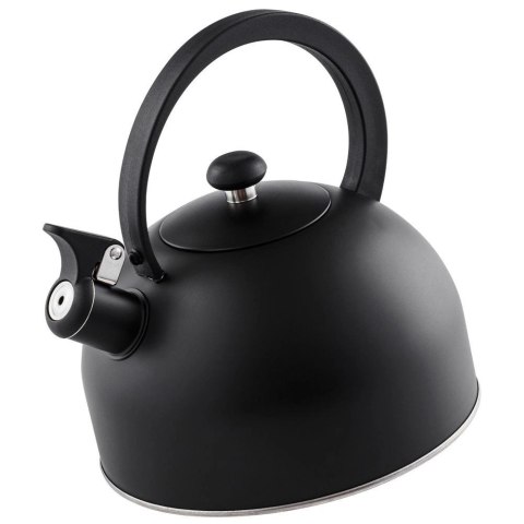 Grupa Orion Sp. z o.o. Czajnik na Gaz Indukcja z Gwizdkiem Stalowy Czarny Solidny Trwały VILDE 3 l