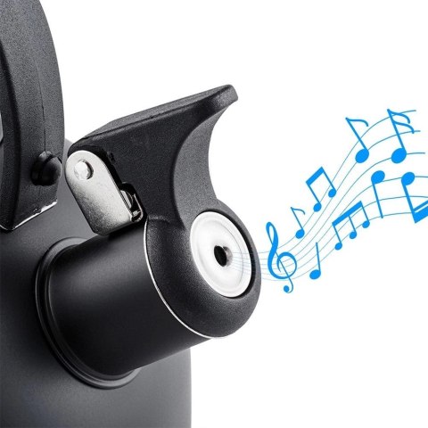 Grupa Orion Sp. z o.o. Czajnik na Gaz Indukcja z Gwizdkiem Stalowy Czarny Solidny Trwały VILDE 3 l