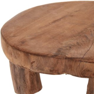 Grupa Orion Sp. z o.o. Deska do Serwowania Tekowa HOME STYLING 20 cm Okrągła Drewniana na Nóżkach