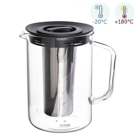Grupa Orion Sp. z o.o. Dzbanek z Zaparzaczem do Herbaty Napary Szklany Żaroodporny ORION 1,6 l