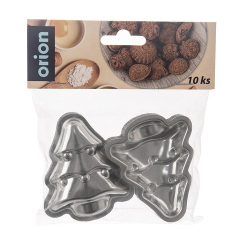 Grupa Orion Sp. z o.o. Foremka do Ciastek Stalowa Choinka ORION Świąteczna Wytrzymała 10 szt.