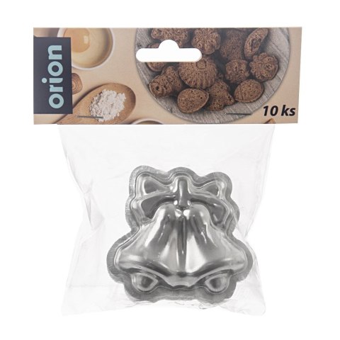 Grupa Orion Sp. z o.o. Foremka do Ciastek Stalowa Dzwonki ORION Świąteczna Wytrzymała 10 szt.