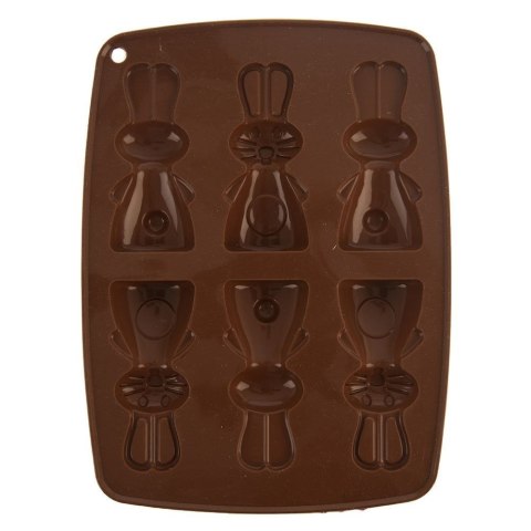 Grupa Orion Sp. z o.o. Forma do Pralin ORION SILLINIE Zajączki 22 x 18 cm Silikonowa 6 szt.