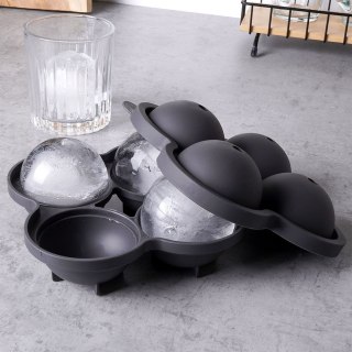 Grupa Orion Sp. z o.o. Forma do Kostek Lodu EXCELLENT Kule 8 cm Silikonowa na 4 szt.