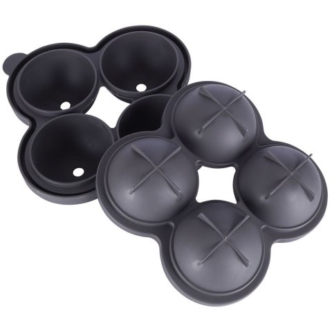 Grupa Orion Sp. z o.o. Forma do Kostek Lodu EXCELLENT Kule 8 cm Silikonowa na 4 szt.