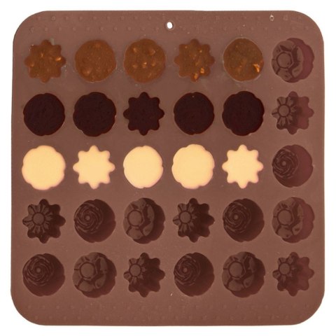 Grupa Orion Sp. z o.o. Forma do Pralin ORION SILLINIE Kwiaty Silikonowa na 30 szt. do Zmywarki