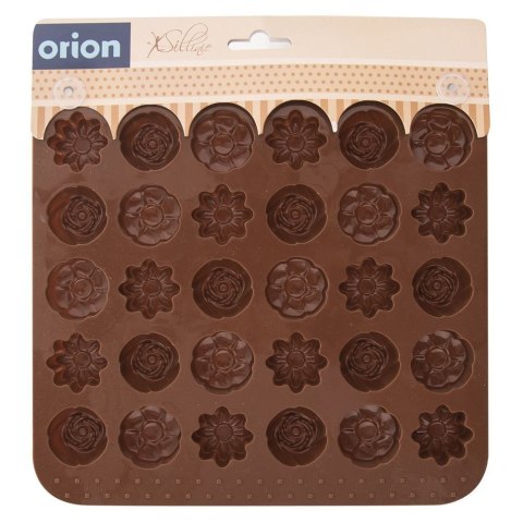 Grupa Orion Sp. z o.o. Forma do Pralin ORION SILLINIE Kwiaty Silikonowa na 30 szt. do Zmywarki