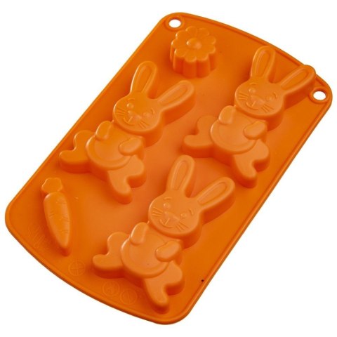 Grupa Orion Sp. z o.o. Forma do Pralin ORION SILLINIE Zajączek 21 x 13 cm Silikonowa Wielkanoc
