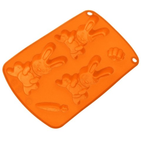 Grupa Orion Sp. z o.o. Forma do Pralin ORION SILLINIE Zajączek 21 x 13 cm Silikonowa Wielkanoc