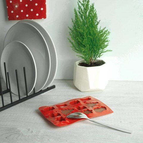 Grupa Orion Sp. z o.o. Forma do Pralin LA CUCINA Silikonowa Świąteczna na 12 szt. do Zmywarki