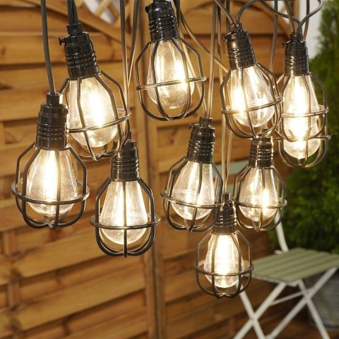 Grupa Orion Sp. z o.o. Girlanda Ogrodowa Dekoracyjna Żarówki Ciepła Barwa VILDE LED 7,5 m 10 szt