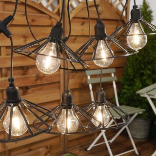 Grupa Orion Sp. z o.o. Girlanda Ogrodowa Żarówki Lampki Świąteczne VILDE LED 5,5 m 6 szt.