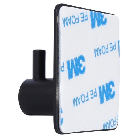 Grupa Orion Sp. z o.o. Haczyki Wieszaki Samoprzylepne Stalowe Czarne Solidne na Ścianę VILDE 4 szt