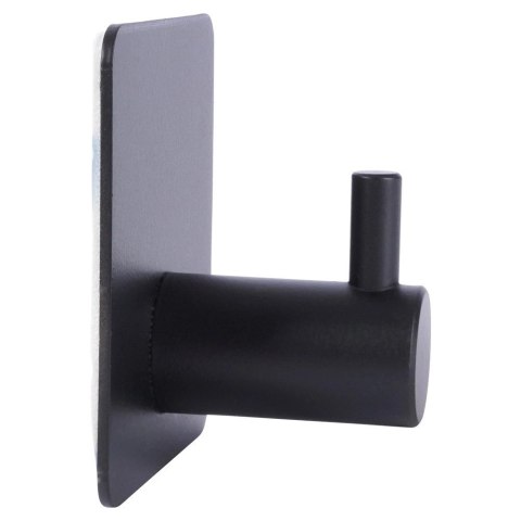 Grupa Orion Sp. z o.o. Haczyki Wieszaki Samoprzylepne Stalowe Czarne Solidne na Ścianę VILDE 4 szt