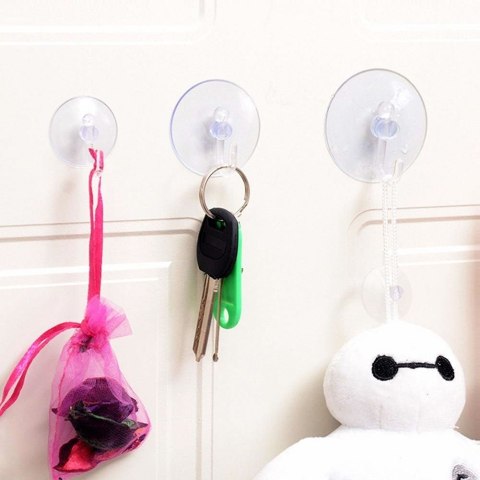 Grupa Orion Sp. z o.o. Haczyk Wieszak ORION na Przyssawkę 8 szt. 3,5 cm Kuchnia Łazienka