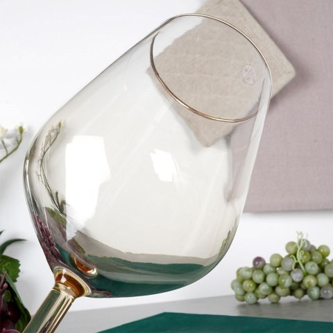 Grupa Orion Sp. z o.o. Kieliszek do Wina Szklany Bursztynowy Klasyczny Solidny VILDE 490 ml