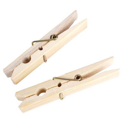 Grupa Orion Sp. z o.o. Klamerki na Pranie UC Bambusowe 48 szt. Mocny Zatrzask Odporne