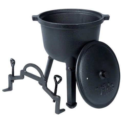 Grupa Orion Sp. z o.o. Kociołek Żeliwny Myśliwski na Nóżkach z Pokrywką VILDE CAST LINE 4 L